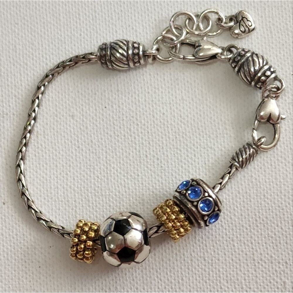Brighton‎ soccer jeweled spacers charm bracelet